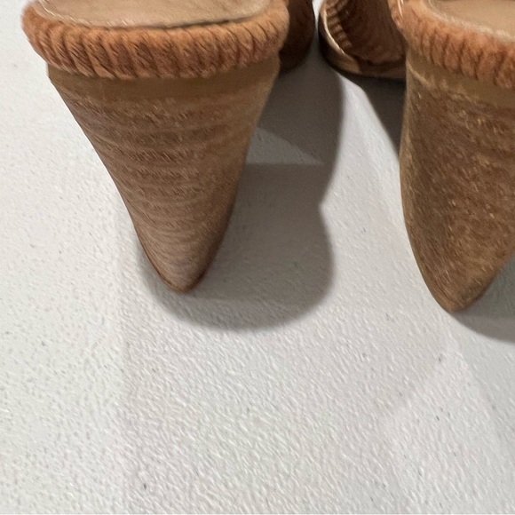 CCOCI Brown corduroy mules with triangular heel, size 7.5 - Picture 4 of 8